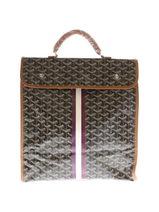 Goyard Sunleger Backpack Brown Black Leather Silver main image 6